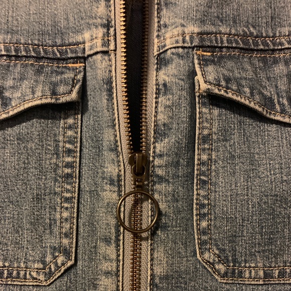 Madewell Denim Zip-Front Dress - Picture 9 of 10